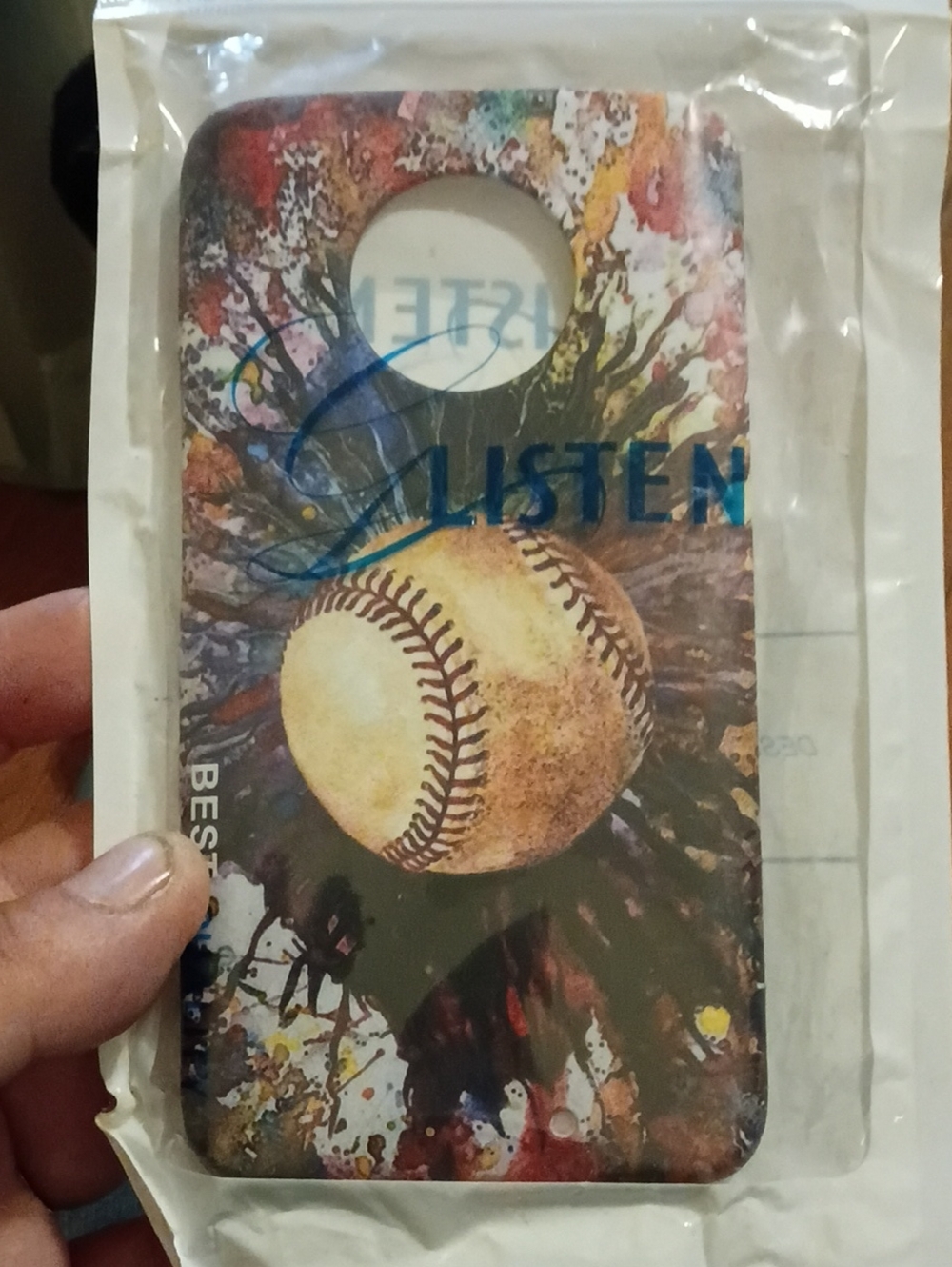 Baseball Splash Design Motox4 Phone Case - Multicolor